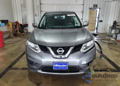 2015 Nissan Rogue S из США, поврежденный, VIN KNMAT2MV9FP507766